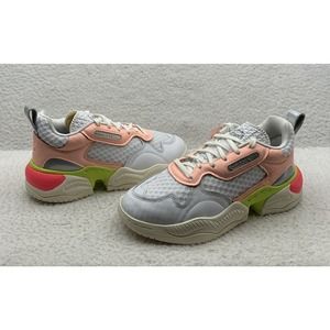 Adidas Running Shoes Womens 7 Super Court RX‎ Fashion Sneakers Pink White FV3675